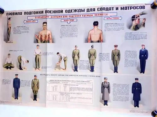Russische Armee Schautafel 1