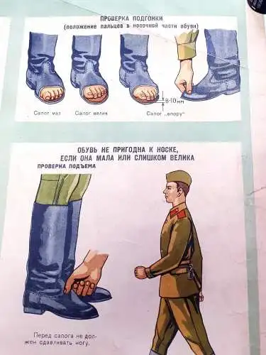 Russische Armee Schautafel 2