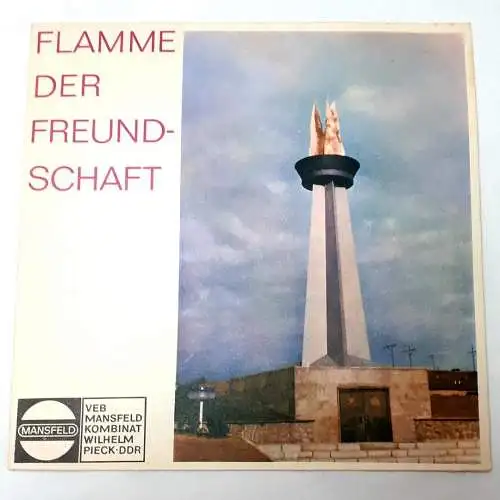 DDR Mikrorillenplatte Flamme der Freundschaft