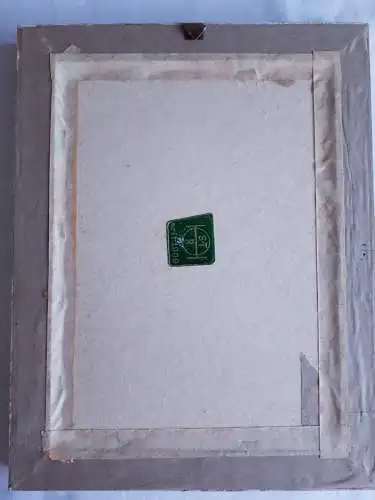 Ehrenplakette 5 Jahre Kollektiv DSF nebst Urkunde Erholungsheim Dierhagen