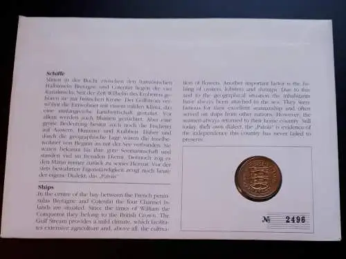 Numisbrief Guernsey Centenary of shipping Services