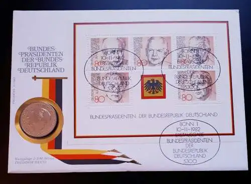 Numisbrief BRD Bundespräsidenten der Bundesrepublik Deutschland