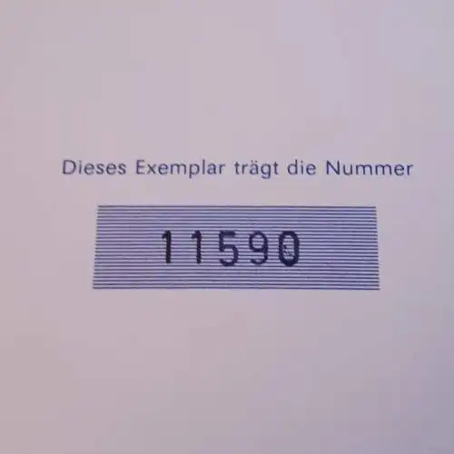 DDR Jahressammlung der Postwertzeichen der Deutschen Post 1985