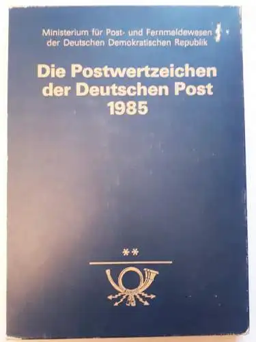 DDR Die Postwertzeichen der Deutschen Post 1985