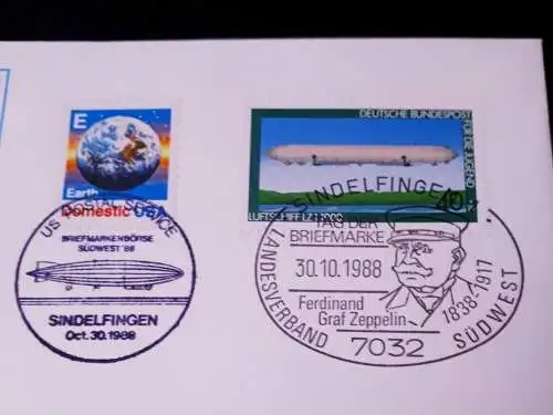 Zeppelinpost BRD 60 Jahre Amerikafahrt 1928