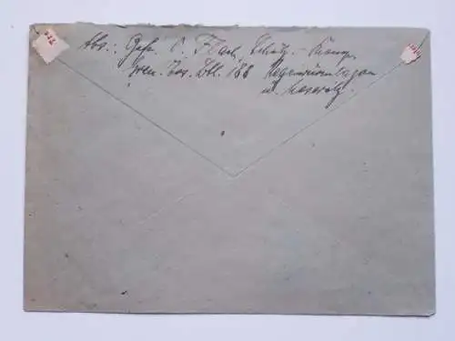 Feldpost Brief Regenwurmlager/Meseritz - Berlin 1944