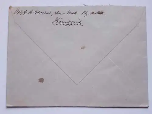 Feldpost Brief Königgrätz - Berlin 1940
