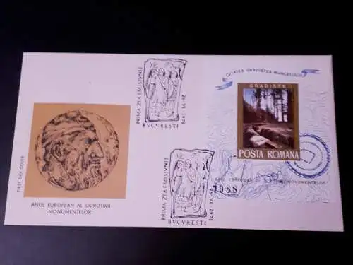 FDC First Day Cover Rumänien 