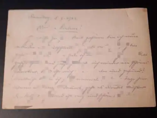 Deutsches Reich Feldpostkarte 1944 entwertet