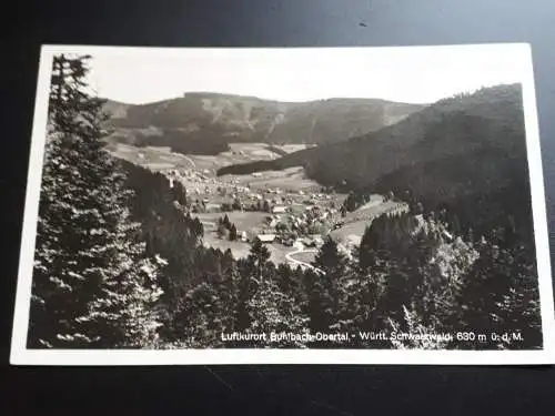 Ansichtskarte Luftkurort Buhlbach Obertal Schwarzwald sw