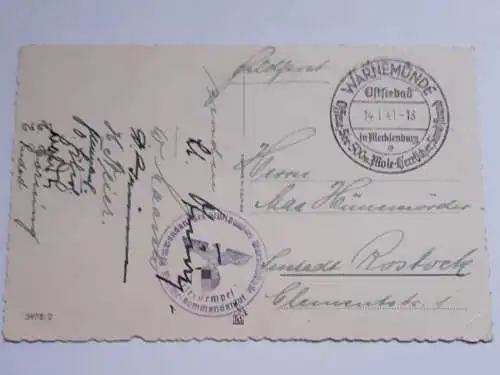 Feldpostkarte Deutsches Reich mit Sonderstempel