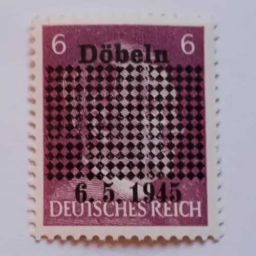 Deutsche Lokalausgabe Döbeln 1945 Mi.Nr. 1b