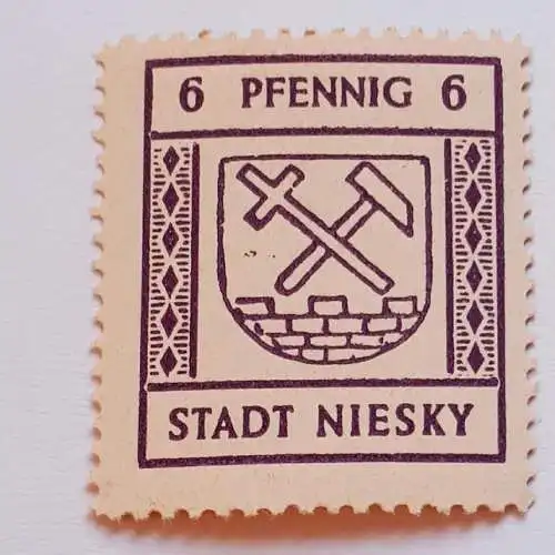 Lokalausgabe Niesky/Oberlausitz 1945 Mi.Nr.3 und Mi.Nr.4