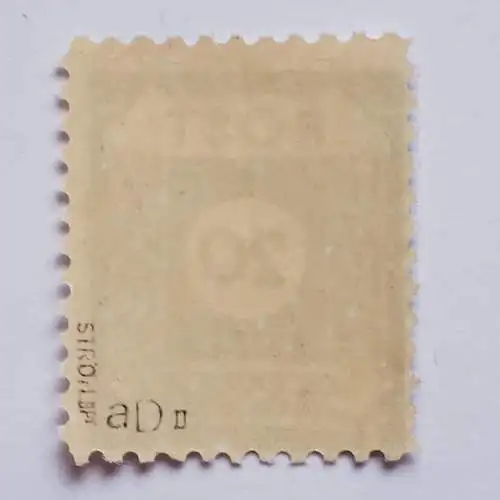 SBZ Ostsachsen Mi.Nr.48 aD II Postmeistertrennung