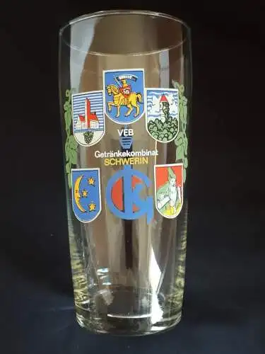 Bierglas CK VEB Getränkekombinat Schwerin