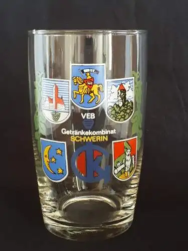 Bierglas CK VEB Getränkekombinat Schwerin