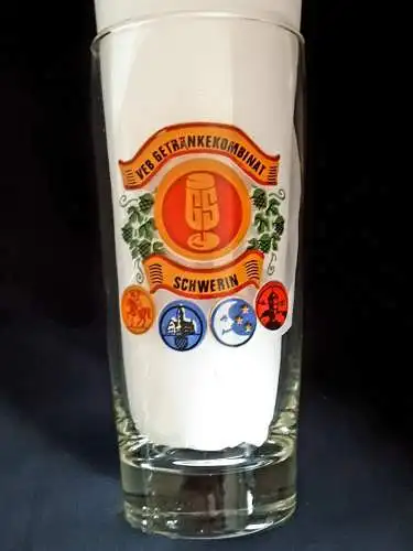 Bierglas VEB Getränkekombinat Schwerin