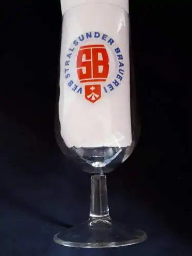 Bierglas SB VEB Stralsunder Brauerei