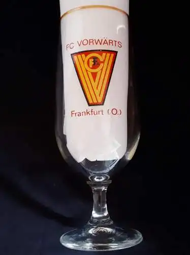 Bierglas FC Vorwärts Frankfurt/Oder Fußballmeister der DDR