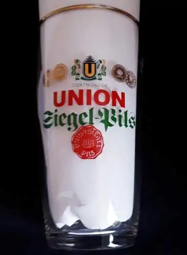 Bierglas Dortmunder Union Siegelpils