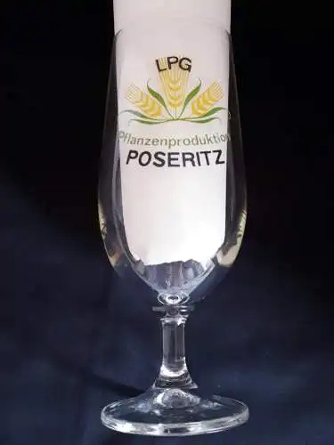 Bierglas LPG Pflanzenproduktion Poseritz