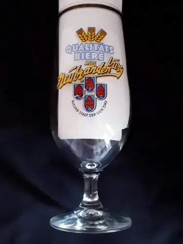 Bierglas Qualitätsbiere aus Neubrandenburg - Stadt der 4 Tore