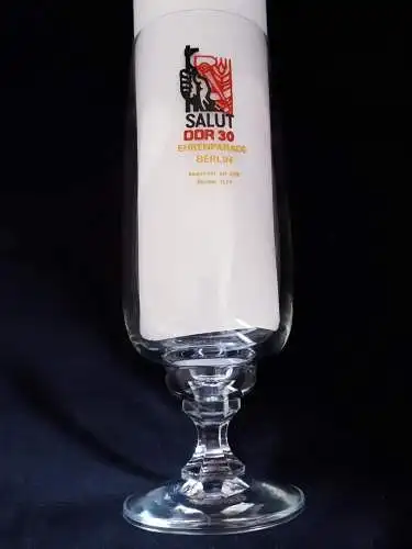 Bierglas Salut DDR 30 Ehrenparade Berlin 1979