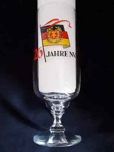Bierglas DDR 26 Jahre NVA
