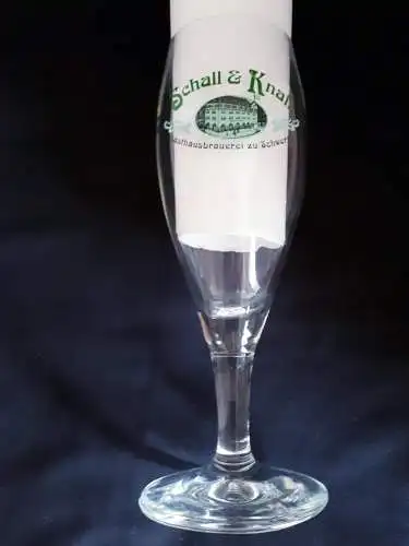 Bierglas Schall und Knall Gasthausbrauerei zu Schwerin