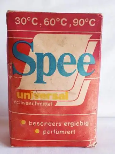 DDR Vollwaschmittel Spee universal VEB Waschmittelwerk Genthin