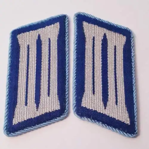 DDR MdI Transportpolizei Kragenspiegel Anwärter bis Obermeister 1965 - 1980