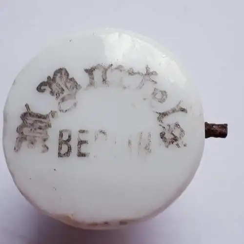 Bügelverschluß Porzellan Bartels Berlin