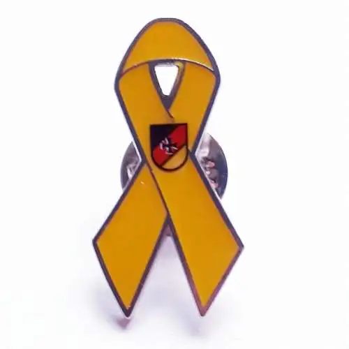 Bundeswehr Pin Gelbe Schleife der Solidarität