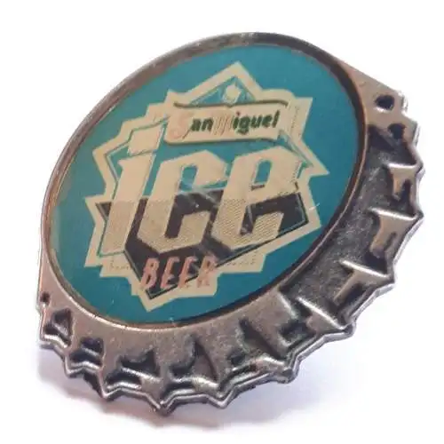 Pin Anstecker San Miguel Ice Beer