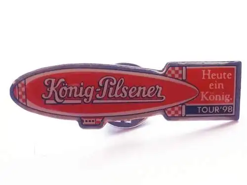 Pin Anstecker König Pilsener Zeppelin Tour `98