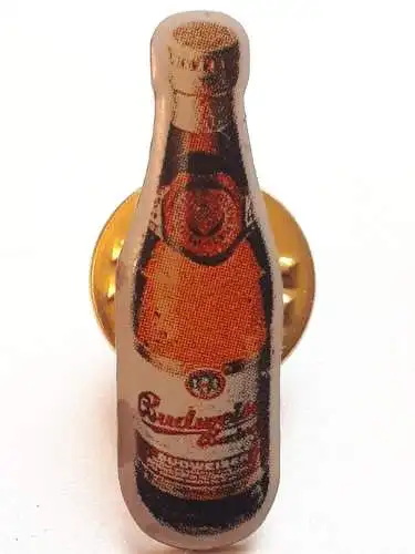 Pin Anstecker Budweiser Bierflasche