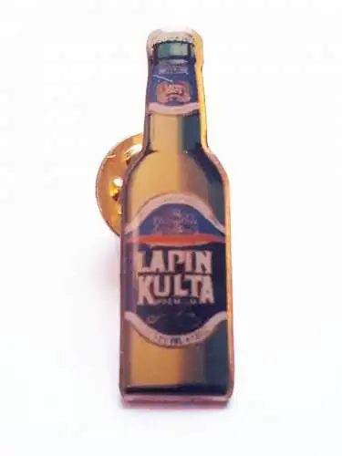 Pin Anstecker Finnland Bier Lapin Kulta