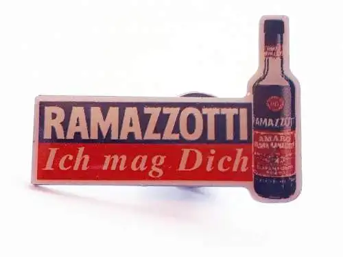Pin Anstecker Ramazzotti Ich mag Dich