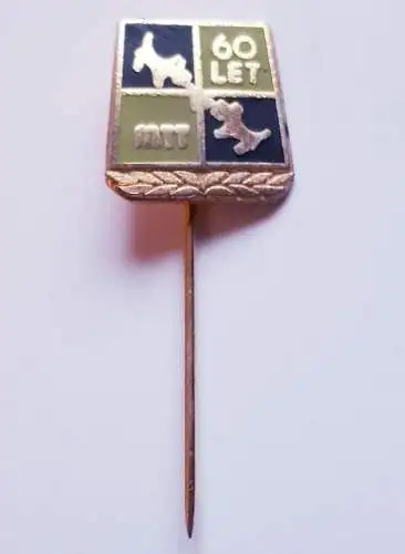 Anstecknadel MTT 60 Jahre Textilfabrik Maribor/Slowenien