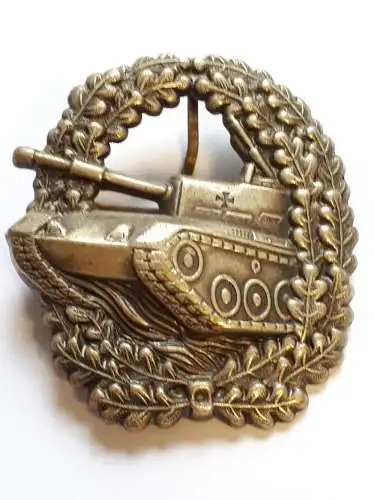 Bundeswehr Barettabzeichen Metallausführung Panzertruppe ohne Flagge