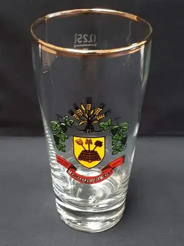 Bierglas Braugold Bier VEB Getränkekombinat Erfurt