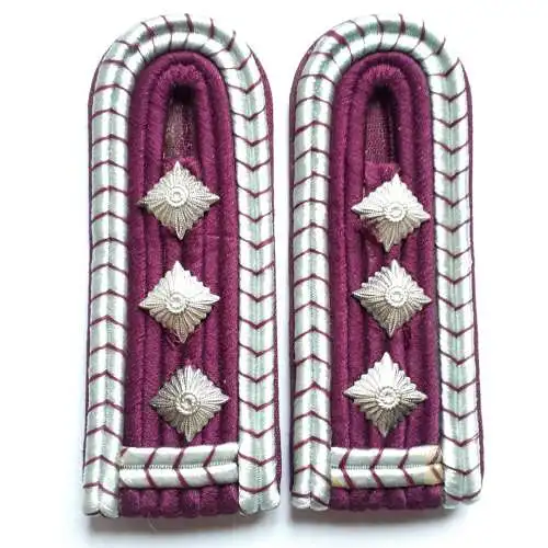 DDR FFW Freiwillige Feuerwehr Schulterklappen Oberlöschmeister