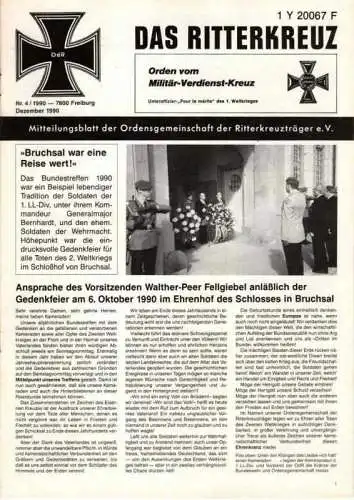 Das Ritterkreuz-Mitteilungsblatt der OG der Ritterkreuzträger e.V. 4-1990
