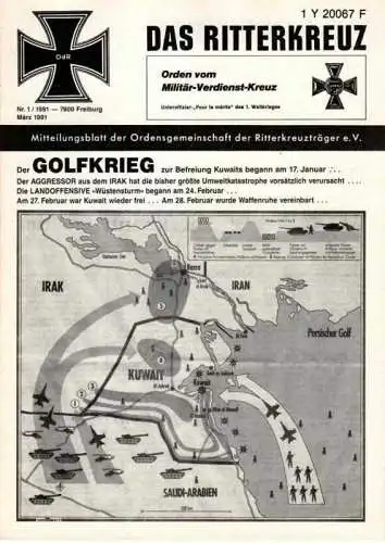 Das Ritterkreuz-Mitteilungsblatt der OG der Ritterkreuzträger e.V. 1-1991