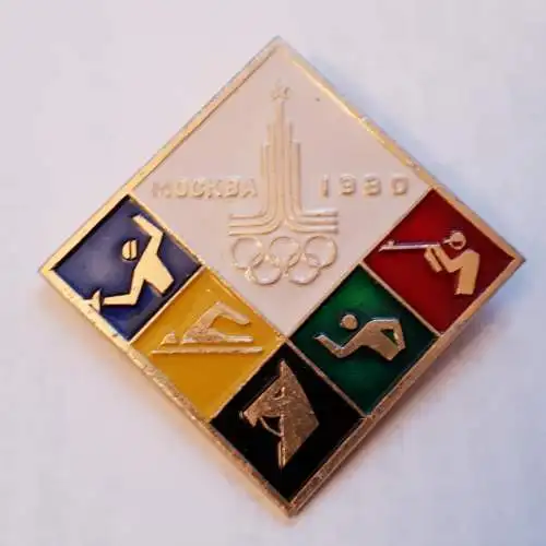 Anstecker Olympische Sommerspiele 1980 Moskau