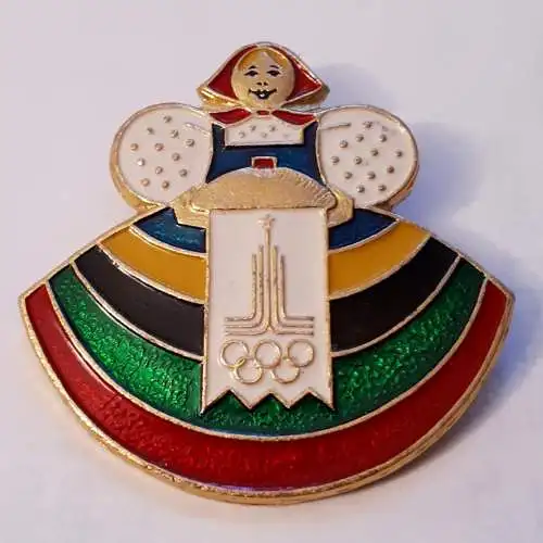 Anstecker Olympische Sommerspiele Moskau 1980