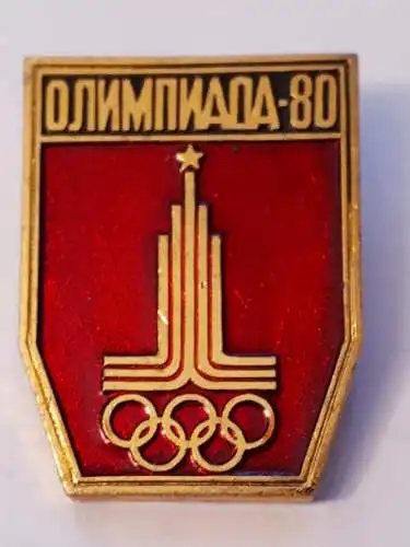Anstecker Olympische Sommerspiele Moskau 1980