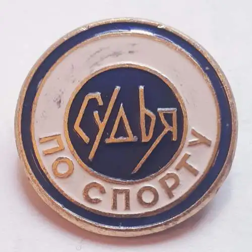 Abzeichen Anstecker Sportrichter