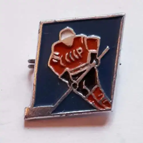Abzeichen Anstecker Hockeyspieler