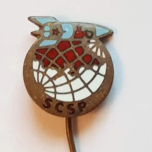Anstecker Tschechoslowakei SCSP Freundschaftsabzeichen